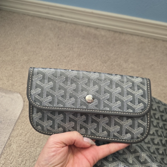 Goyard Black & Gray Goyardine Patterned Tote GM St. Louis - Picture 6 of 13